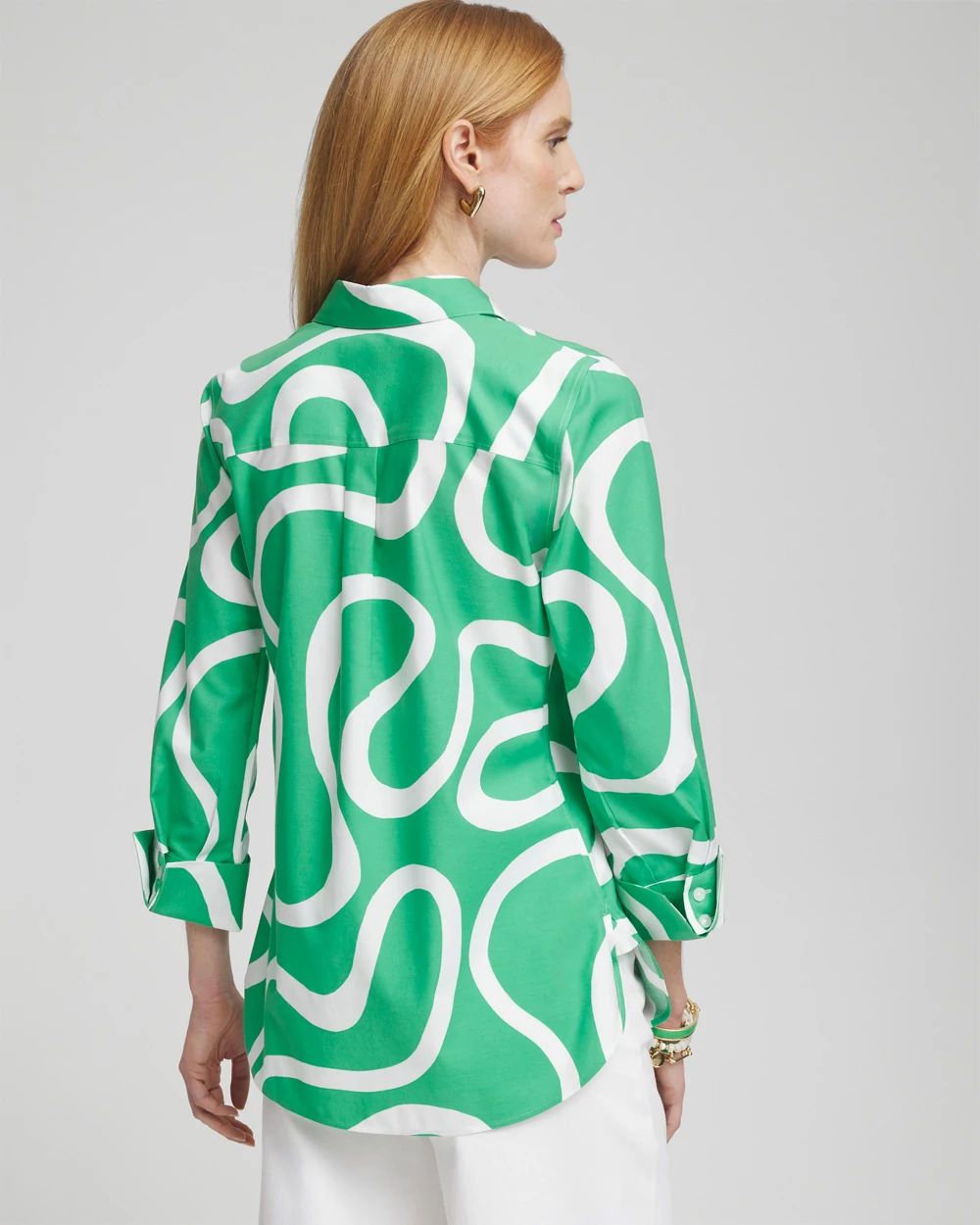 No Iron™ Stretch Lines Shirt