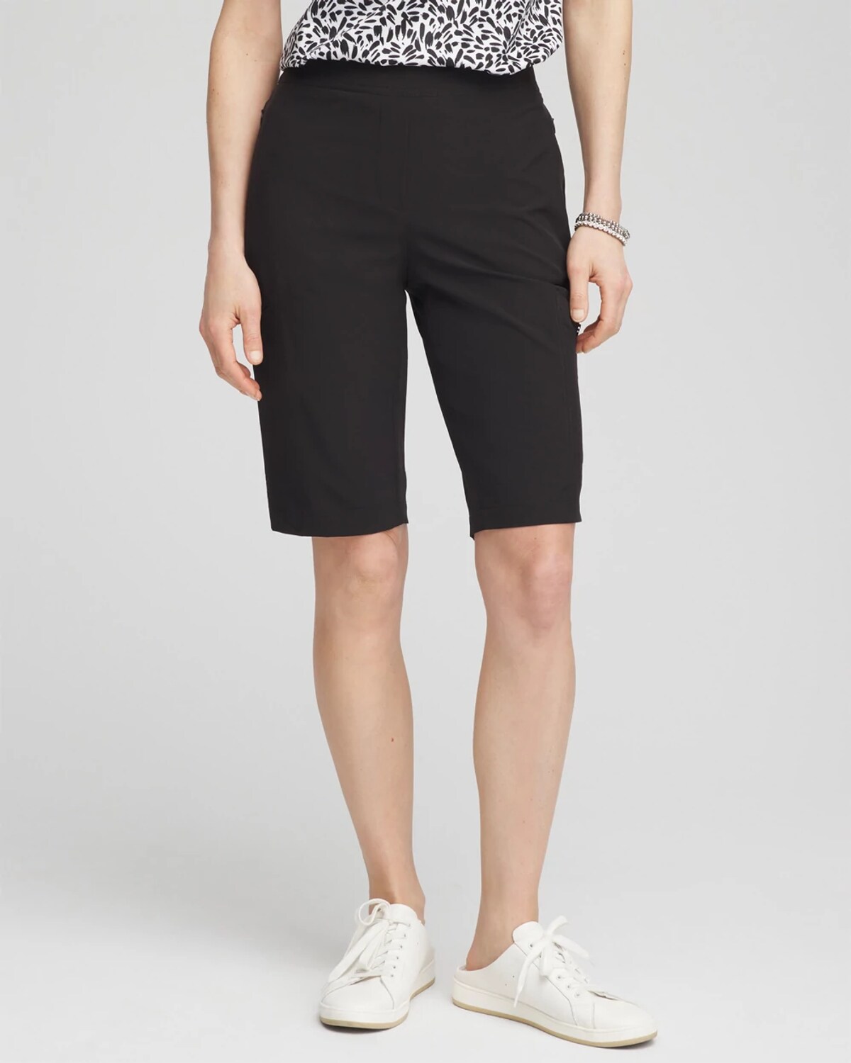 Chico's Cargo Shorts In Black In Black