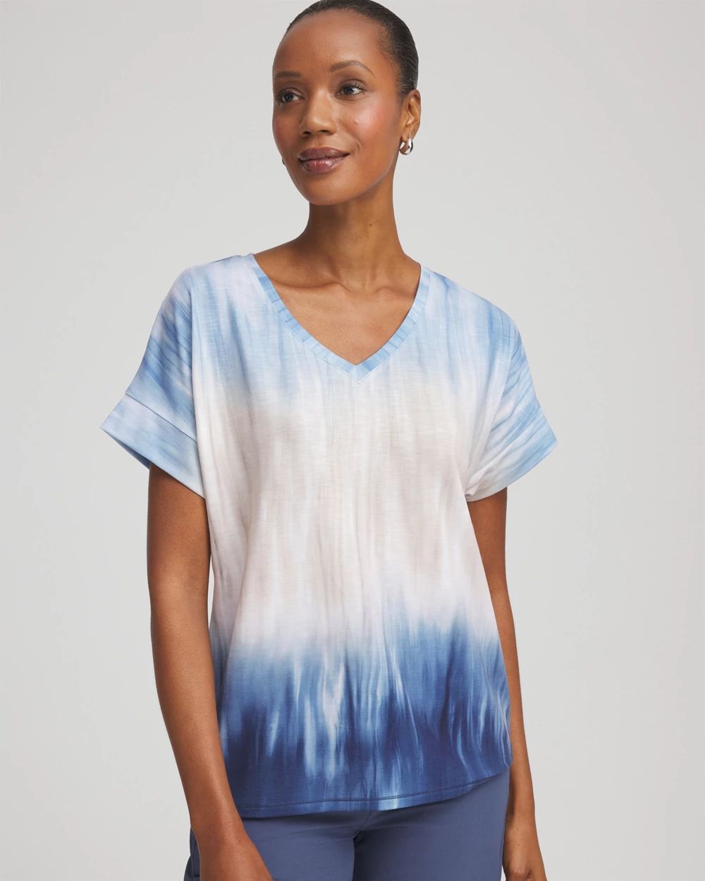Zenergy® Slub Ombré Short-Sleeve Tee