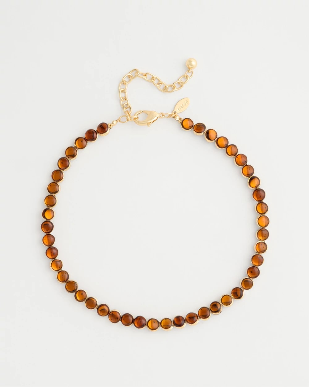 Short Orange Collar Necklace
