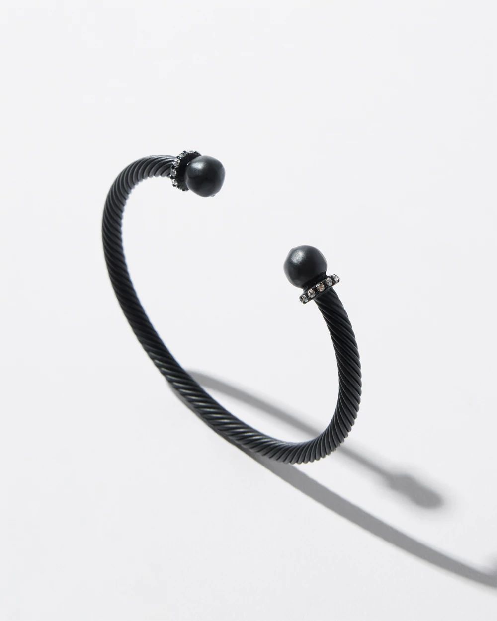Black Cuff Bracelet