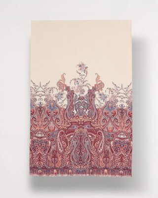 Paisley Mirage Oblong Scarf click to view larger image.