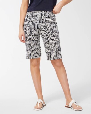 Travelers Pebble Print Bermuda Shorts
