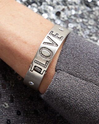 Love & Hope Bangle Bracelet