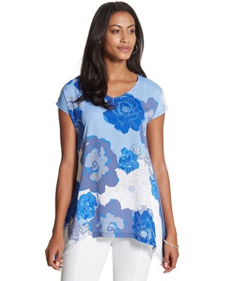 Blue Floral Top