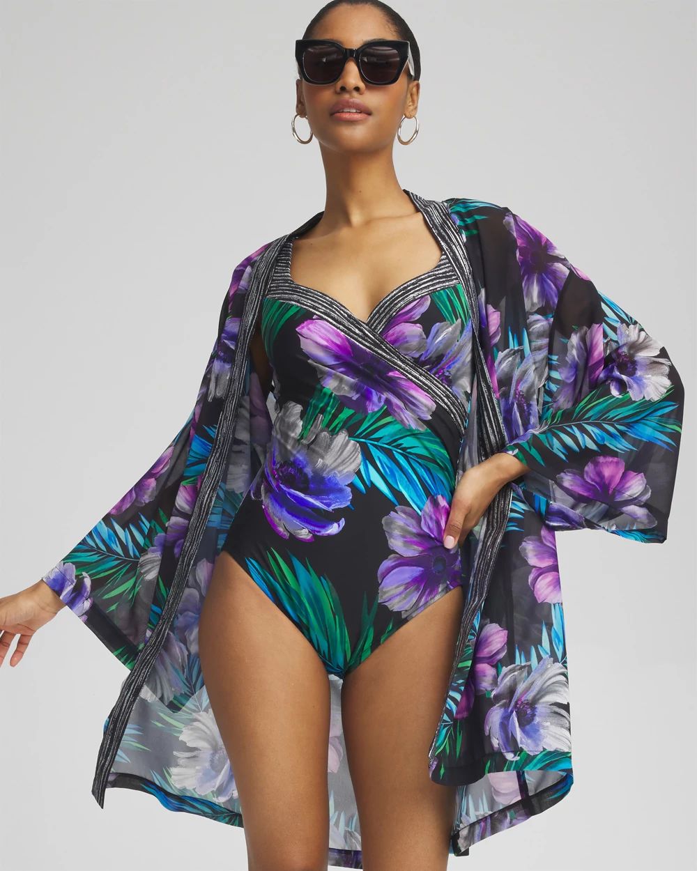 Miraclesuit Flora Aura It's A Wrap Swimsuit