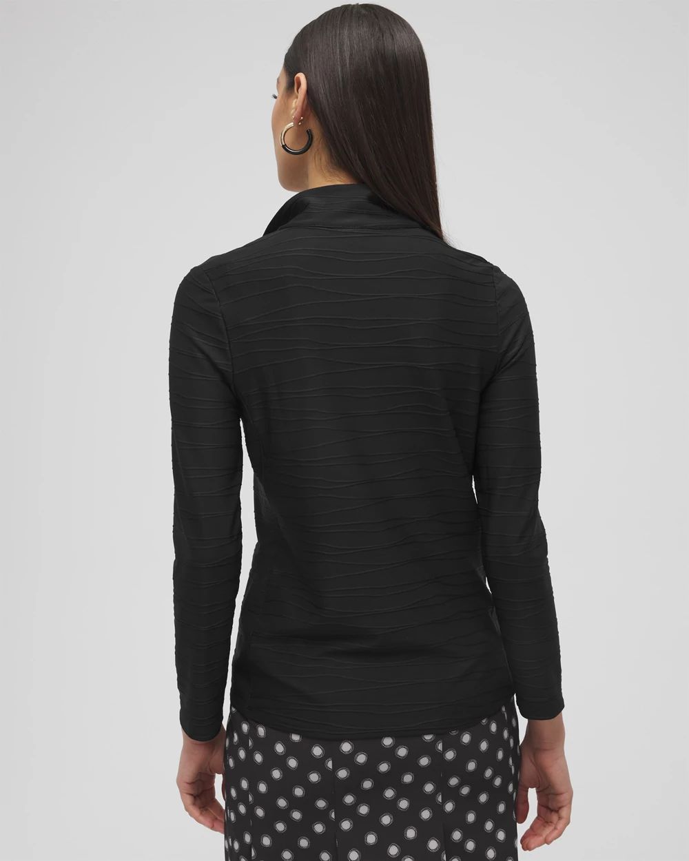 Zenergy® UPF Knit Jacquard Pullover