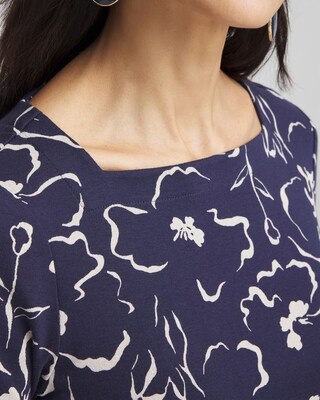 Pima Cotton Square-Neck Tunic click to view larger image.