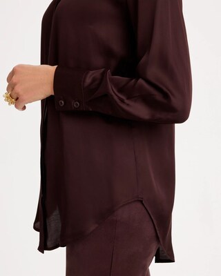 Satin Prestige Splitneck Tunic click to view larger image.