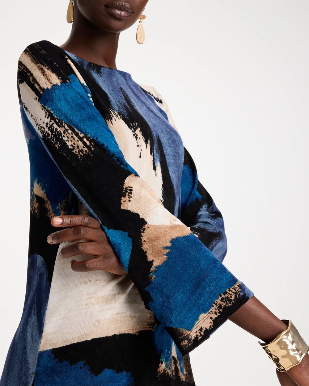 Travelers™ Brushed Colorblock Tunic click to view larger image.