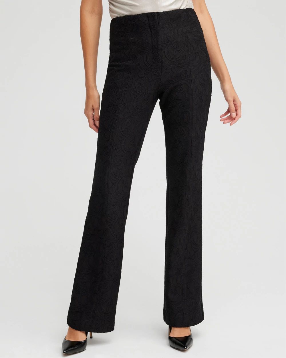 Black Label Lace Wide Leg Pants