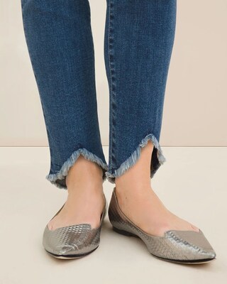 Frayed Hem Pull-On Jegging
