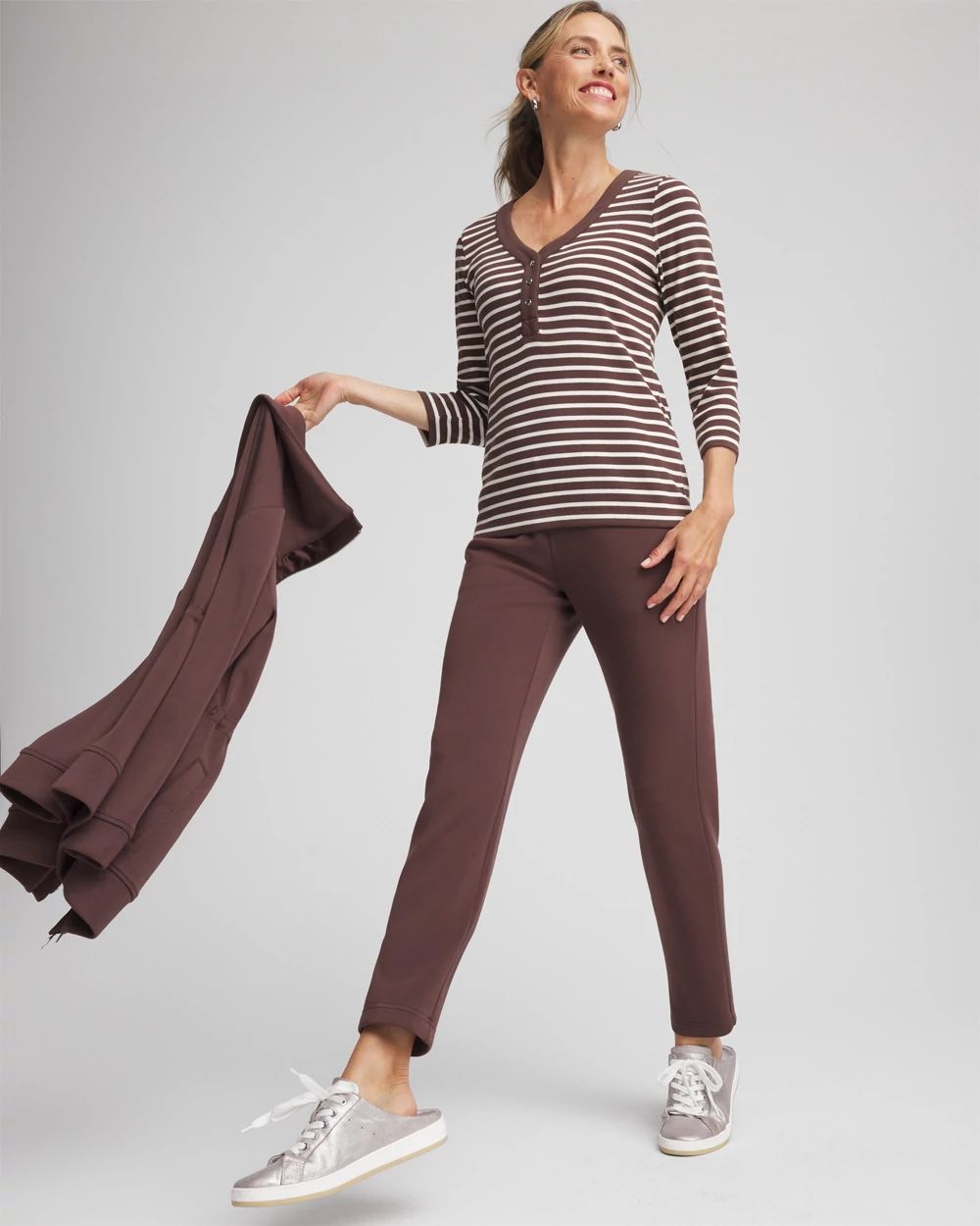 Zenergy® Scuba Tapered Ankle Pants