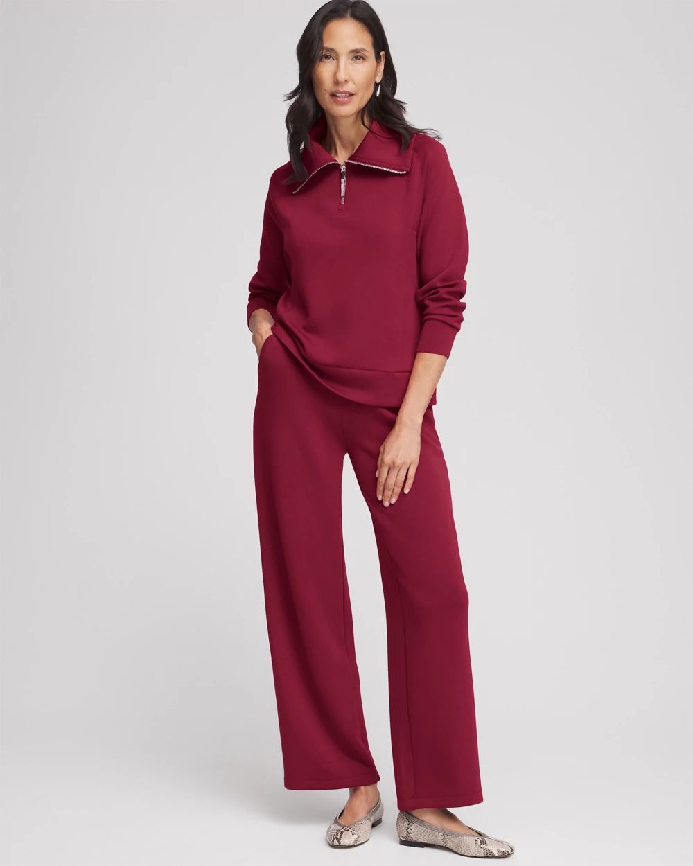 Zenergy® Wide Leg Scuba Pants