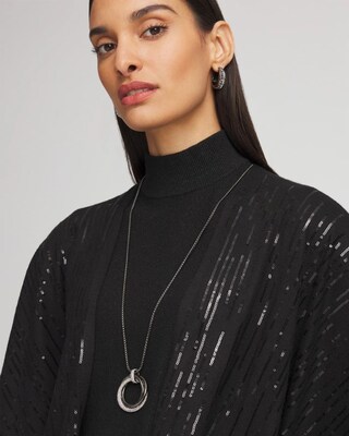 Adjustable Pavé Pendant Necklace