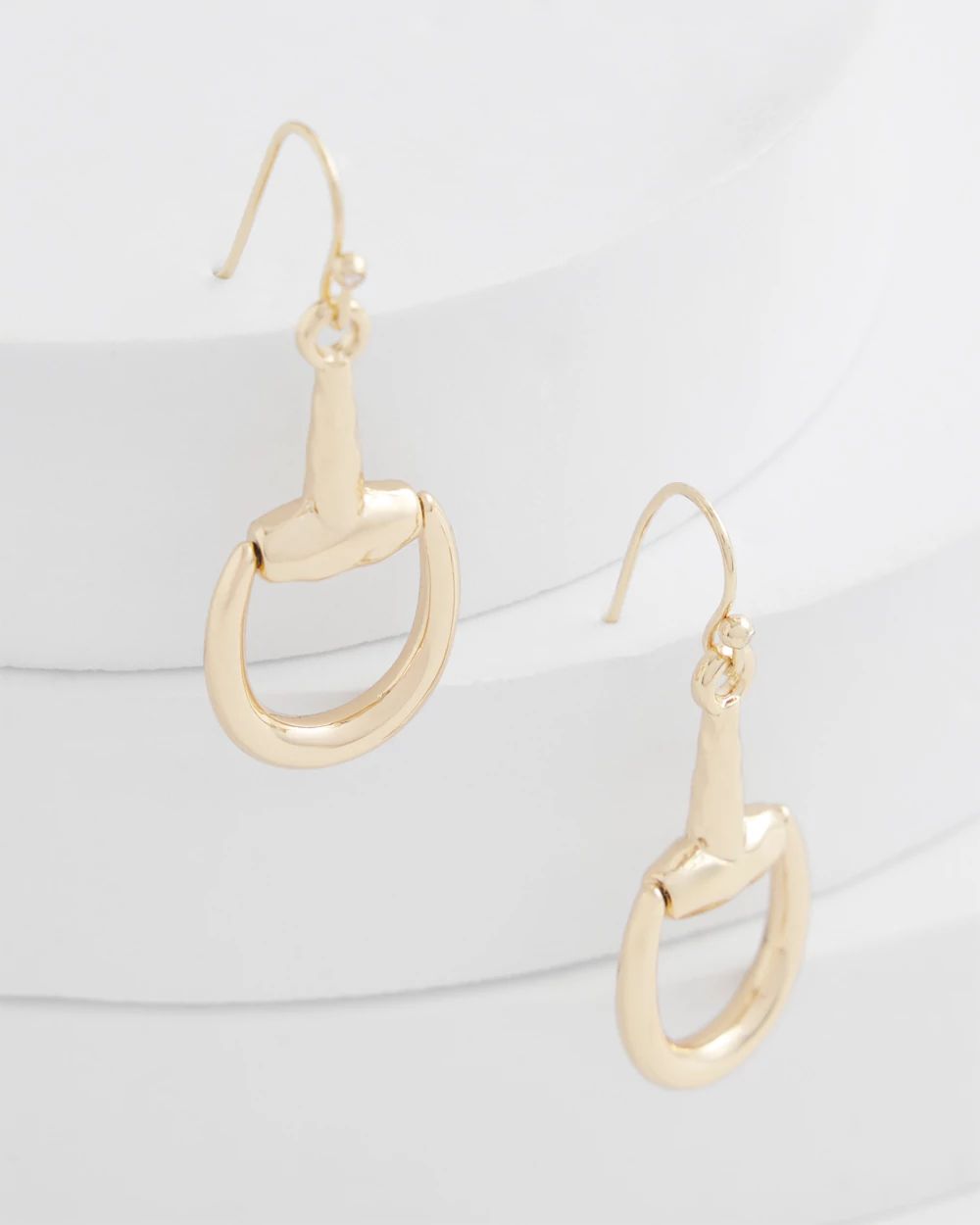 No Droop® Equestrian Horsebit Drop Earrings