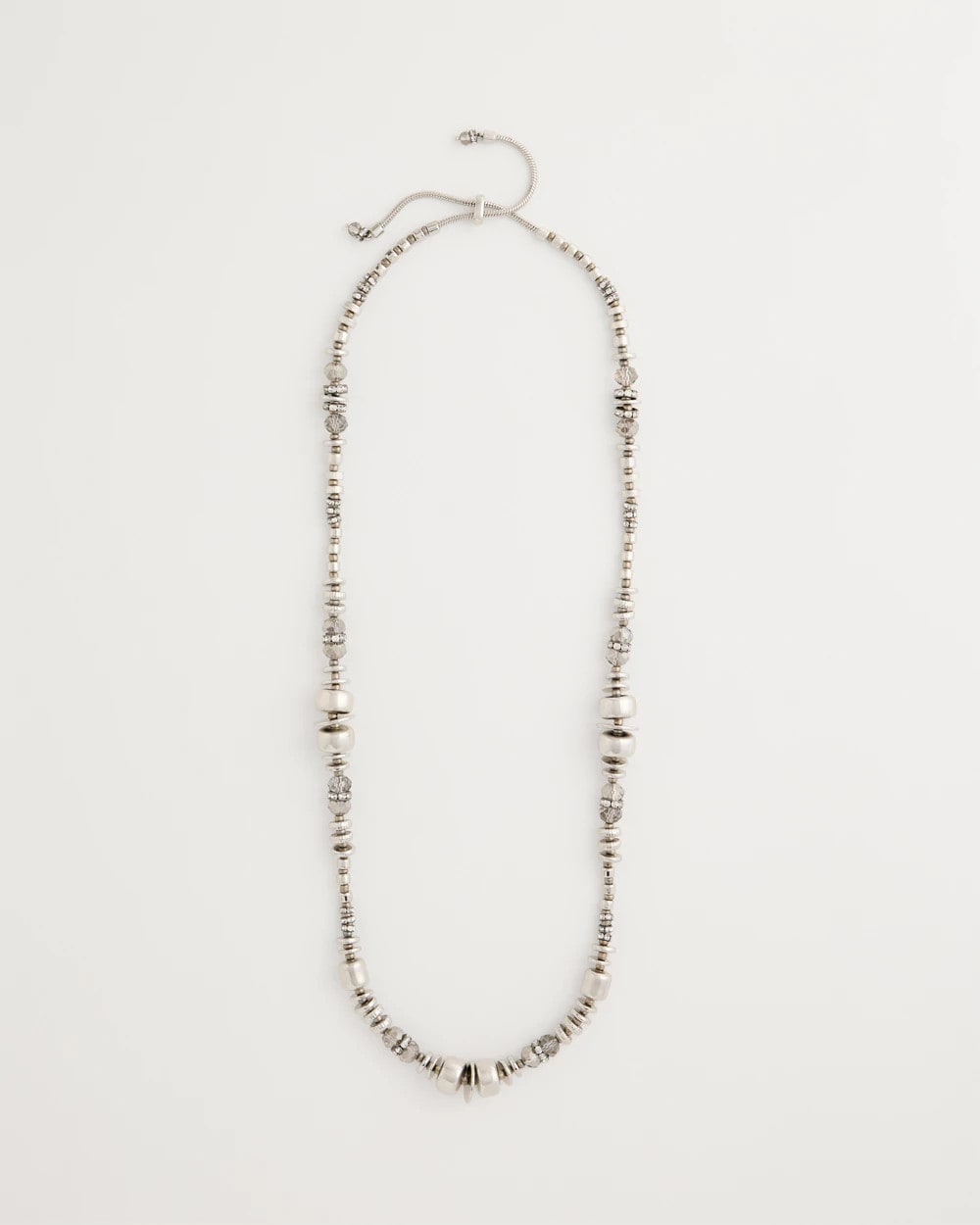 Cut Ice Collection Long Single-Strand Necklace