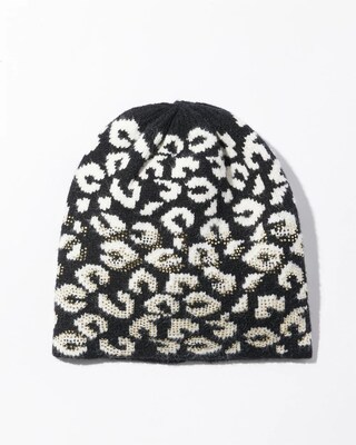 Jacquard Animal Print Hat