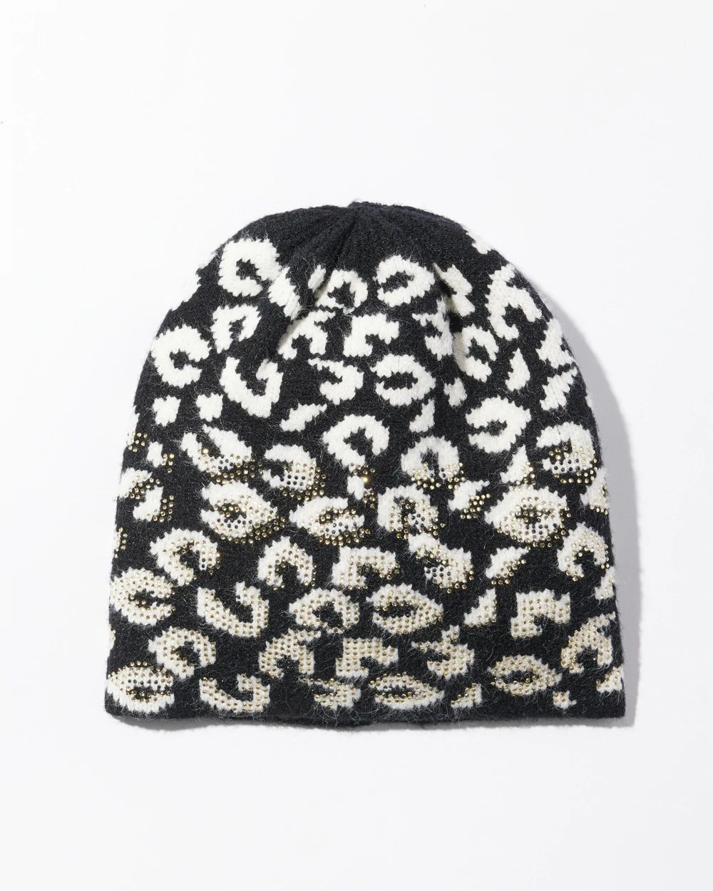 Jacquard Animal Print Hat