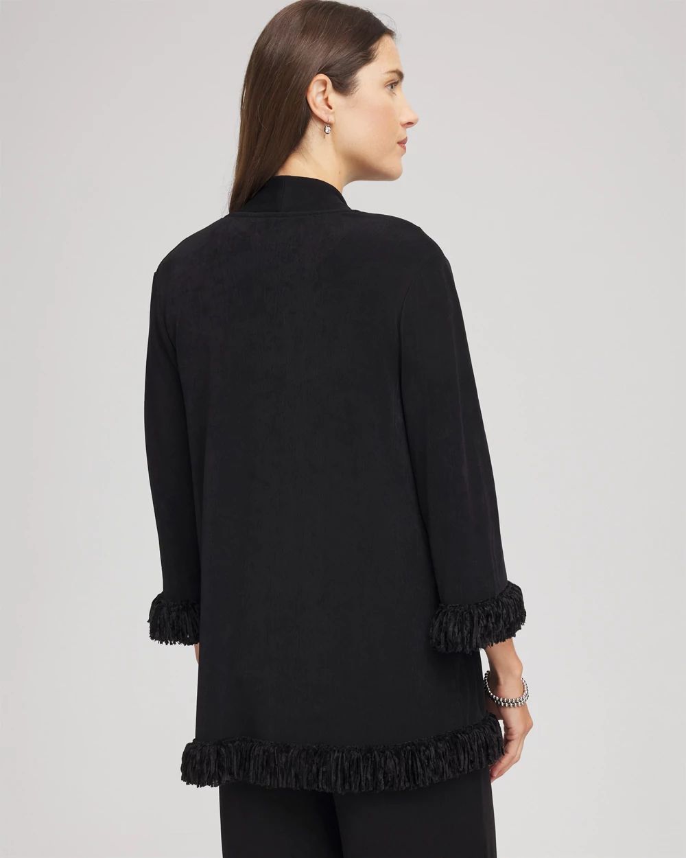 Travelers™ Collection Fringe Hem Jacket