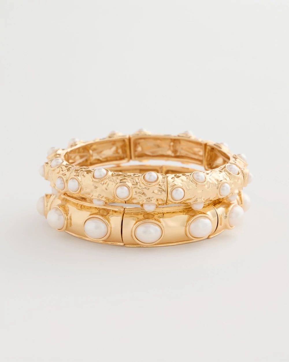 Stretch Cuff Bracelet Set of Two