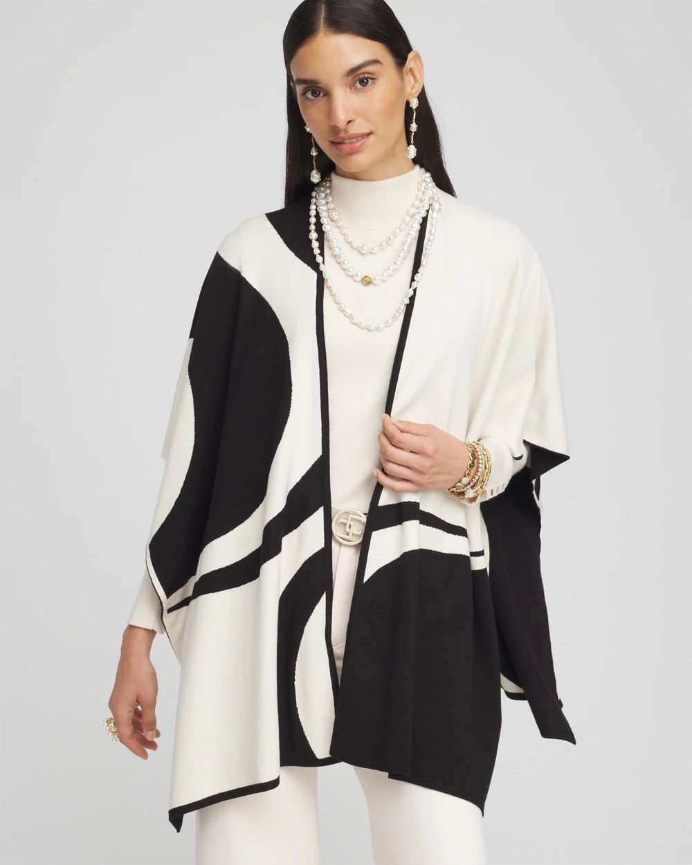 Reversible Colorblock Ruana | Chico's