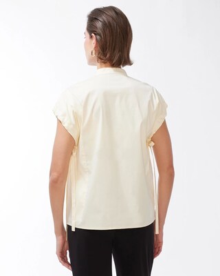 Black Label Poplin Neutral Blouse
