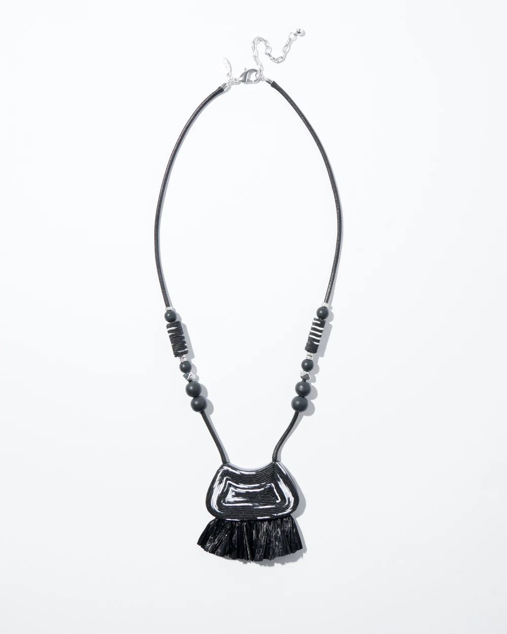 Raffia Pendant Necklace