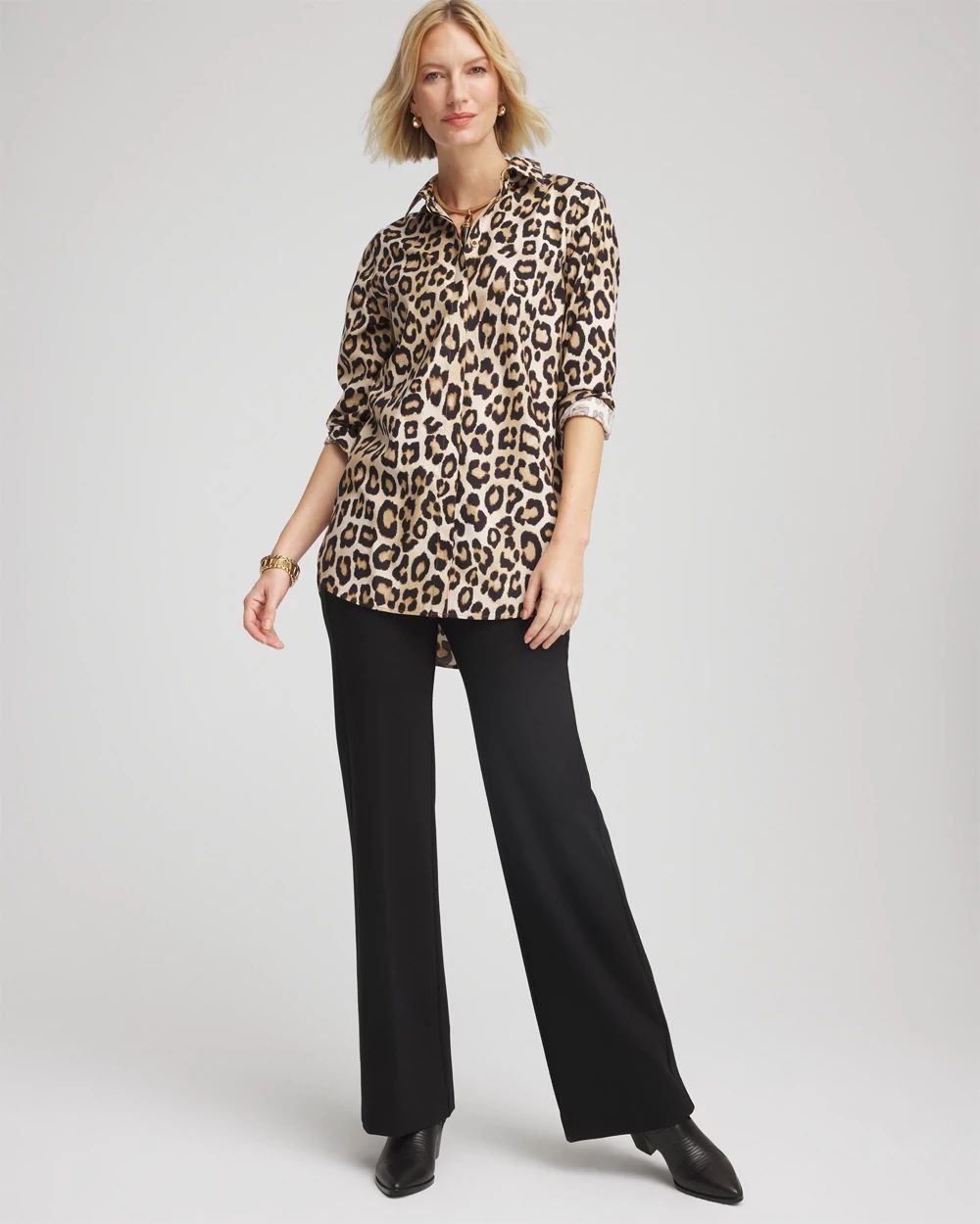 Juliet Wide-Leg Ponte Pants