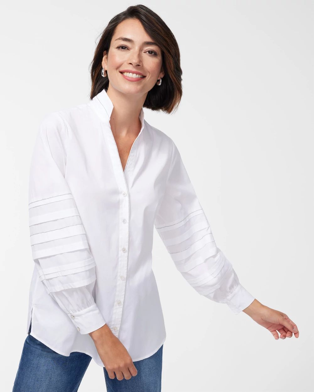 Poplin Chain Detail Tunic