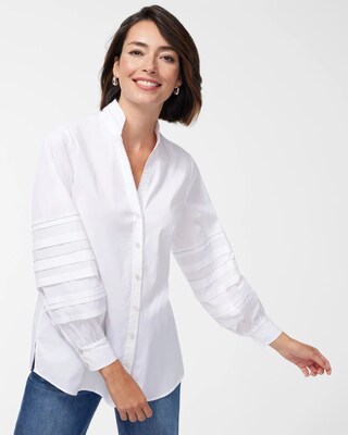 Poplin Chain Detail Tunic