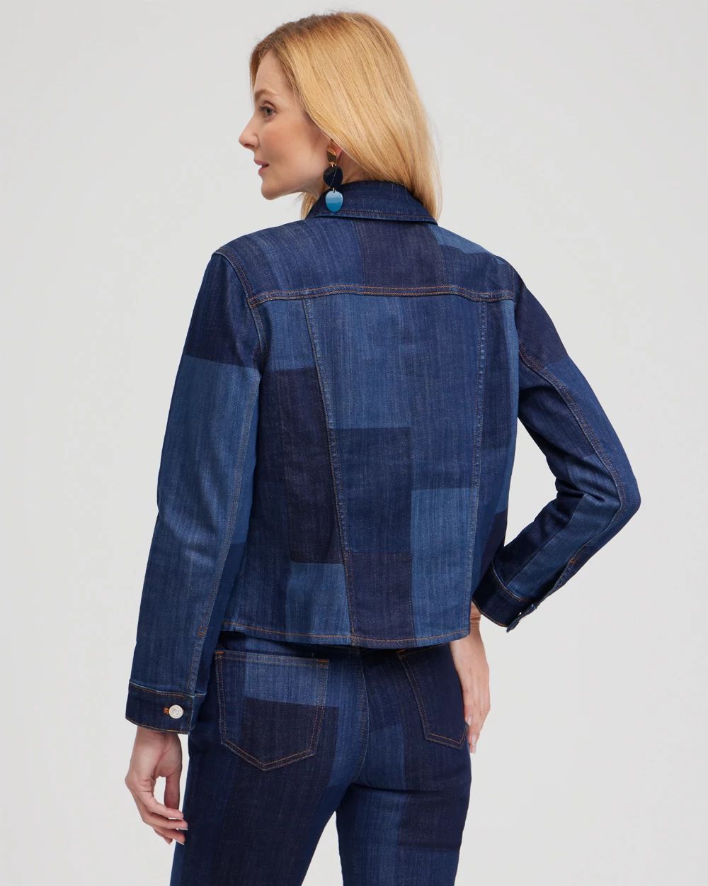 Laser Patch Denim Jacket