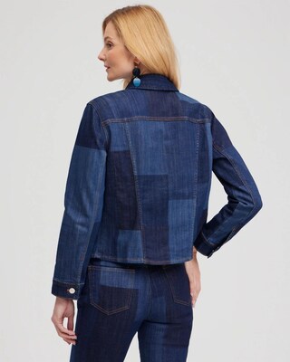 Laser Patch Denim Jacket