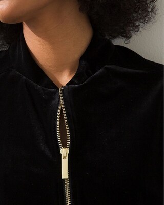 Travelers Collection Velvet Jacket