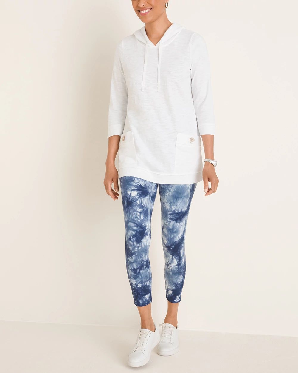 Zenergy So Slimming Star Tie-Dye Crop Leggings