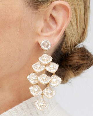 Chandelier Clip-on Duster Earrings
