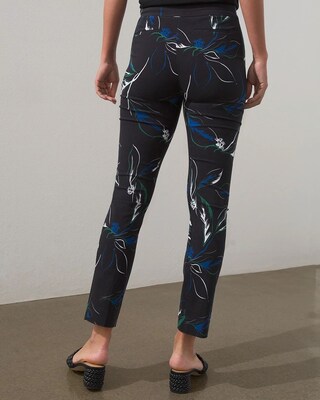 Brigitte Floral Slim Ankle Pants