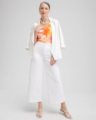 Watercolor V-neck Perfect Tee