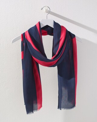 Bold Stripe Oblong Scarf