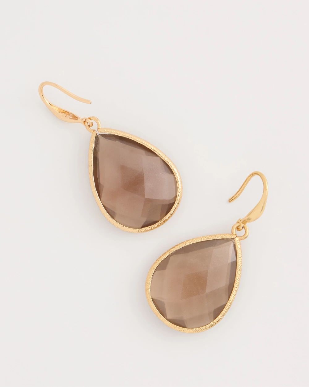 Neutral Teardrop Earrings click to view larger image.