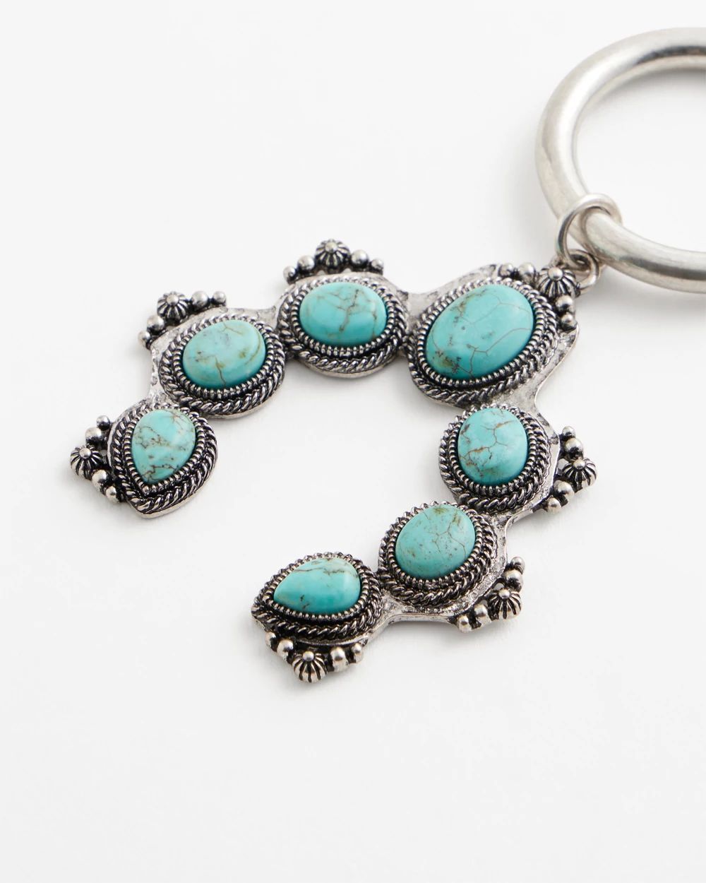 Equestrian Turquoise Bag Charm