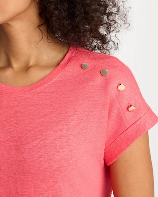 Linen Button Tunic click to view larger image.