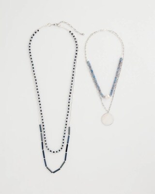 Siren Pendant Layered Necklace click to view larger image.