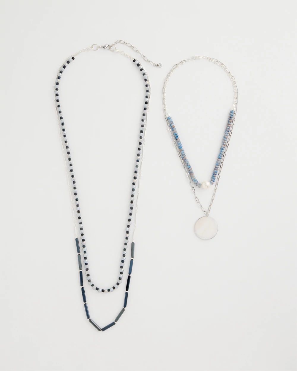 Siren Pendant Layered Necklace