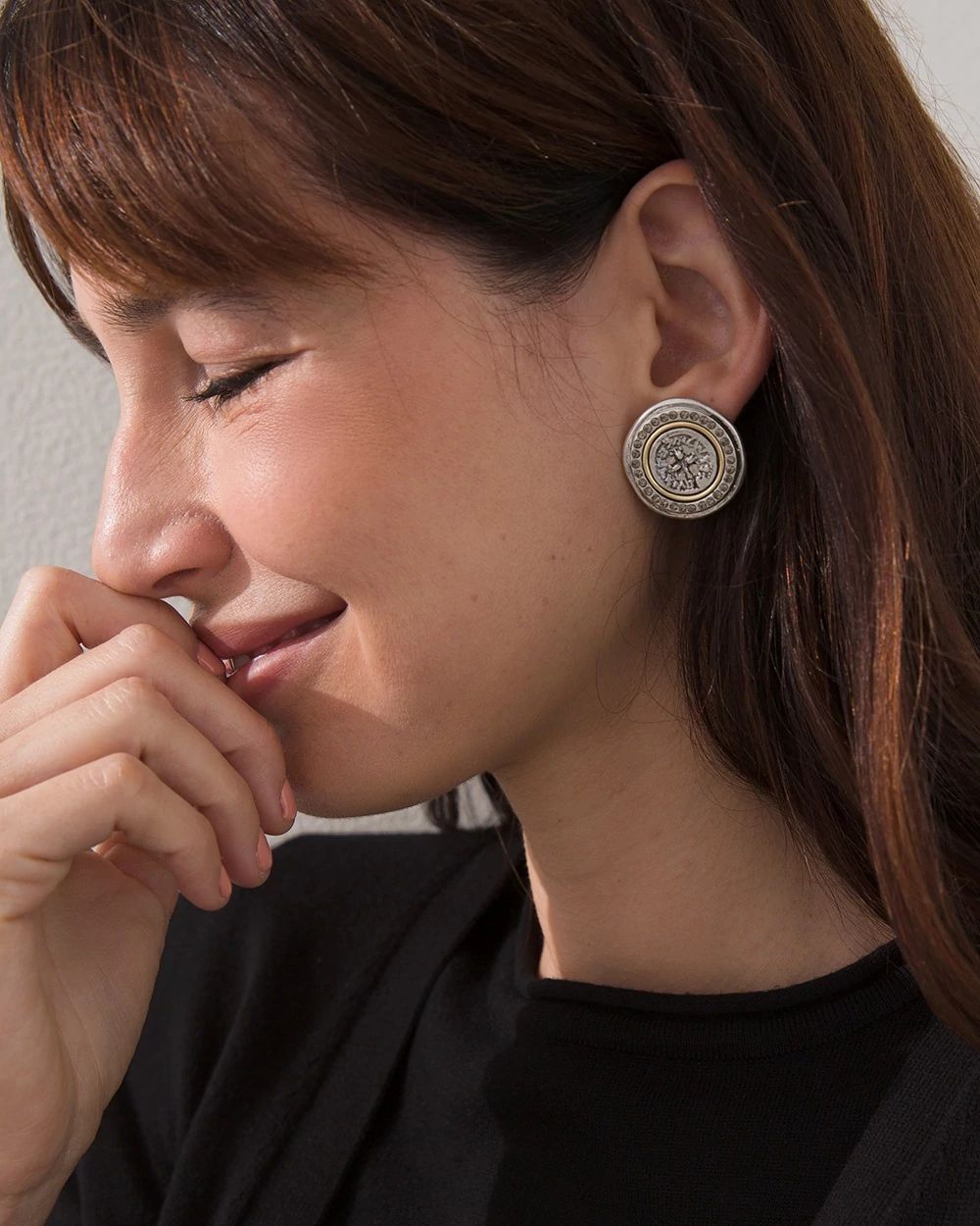 Button Clip-on Earrings