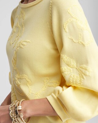 Golden Haze Embroidered Pullover click to view larger image.