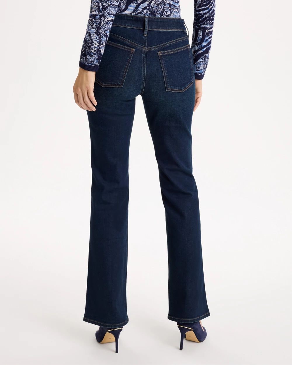 Vintage Chic High-Rise Jeans click to view larger image.