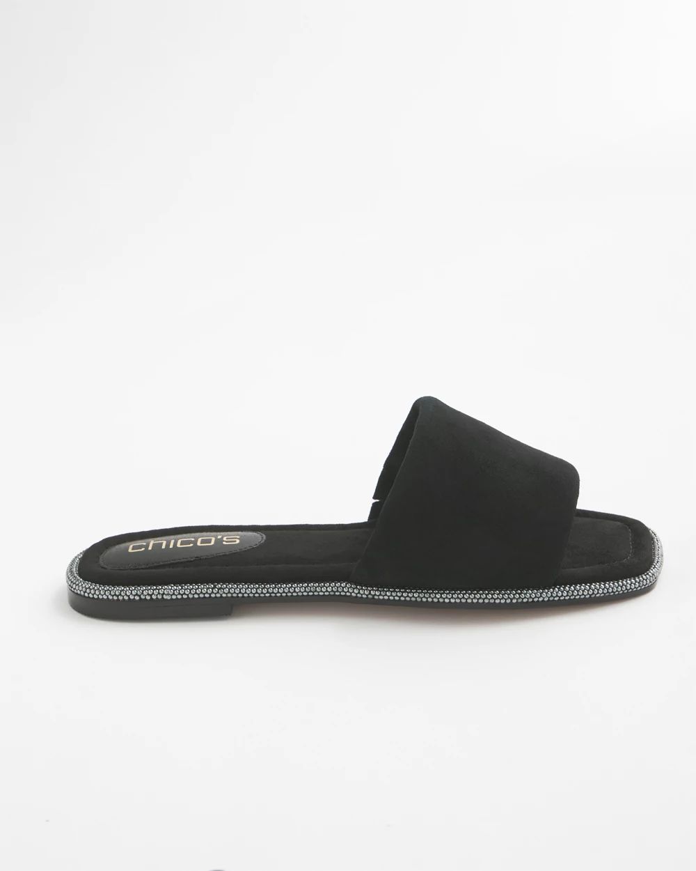 Suede Slides
