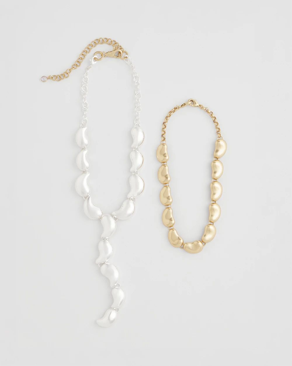 Convertible Mixed-Metals Y-Necklace
