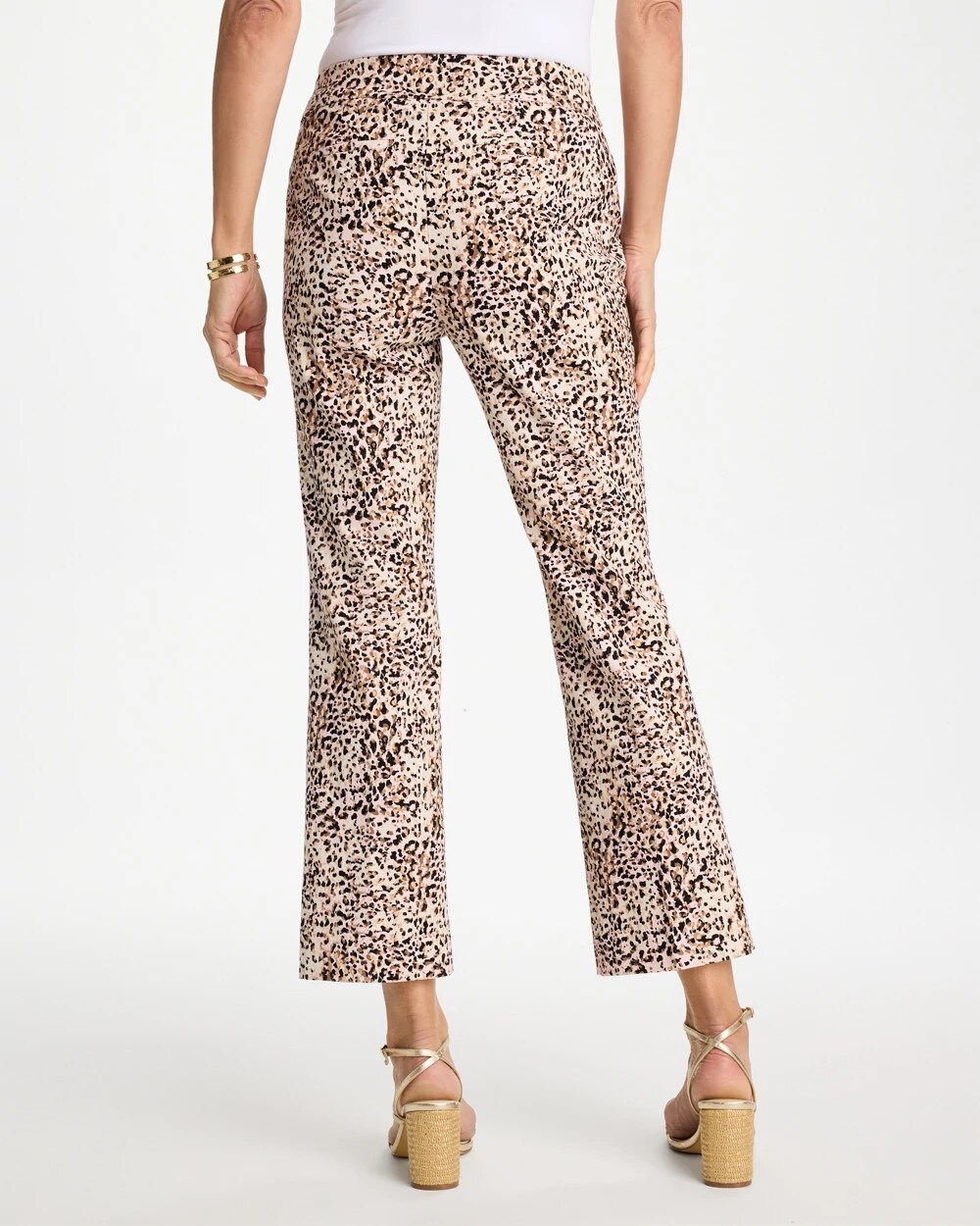Brigitte™ Animal Print Crop Flare Pants